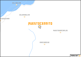 map of Puesto Cerrito