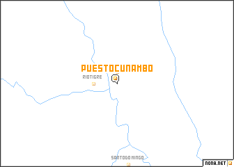 map of Puesto Cunambo