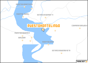 map of Puesto Monte Lindo