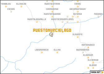 map of Puesto Murciélago