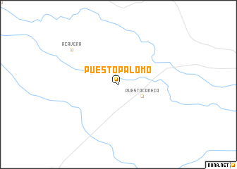 map of Puesto Palomo