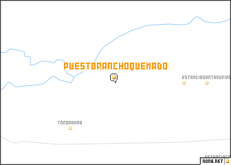 map of Puesto Rancho Quemado