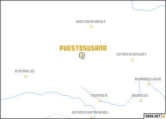 map of Puesto Susana