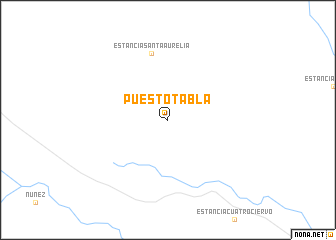 map of Puesto Tabla