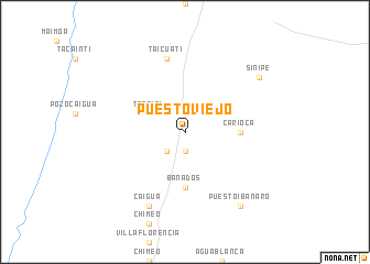 map of Puesto Viejo