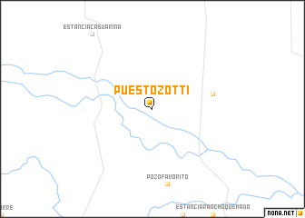 map of Puesto Zotti