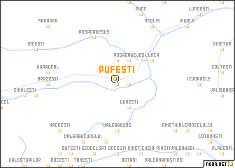 map of Pufeşti