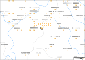 map of Puffadder