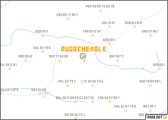 map of Pugache Male