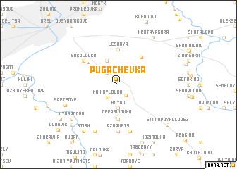 map of Pugachëvka