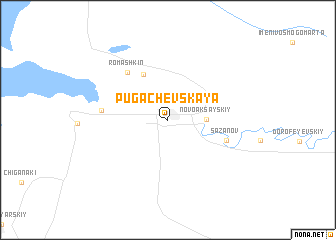 map of Pugachëvskaya