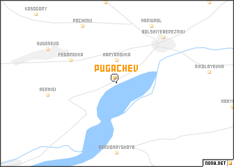 map of Pugachëv