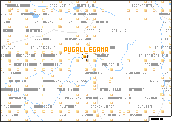 map of Pugallegama