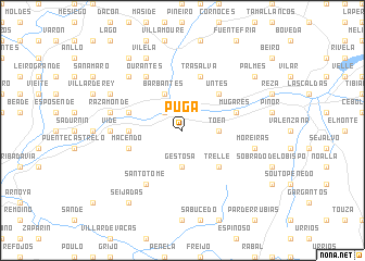 map of Puga