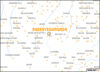 map of Pūgeh-ye Gūnī Dāgh