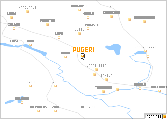 map of Pügeri