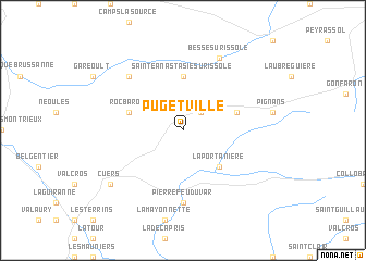 map of Puget-Ville