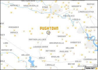 map of Pughtown