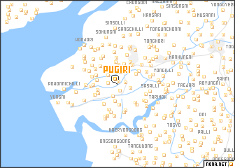 map of Pugi-ri