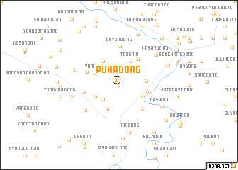 map of Puha-dong