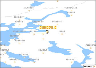 map of Puharila