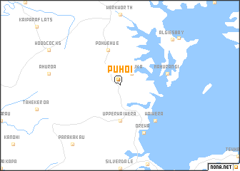 map of Puhoi