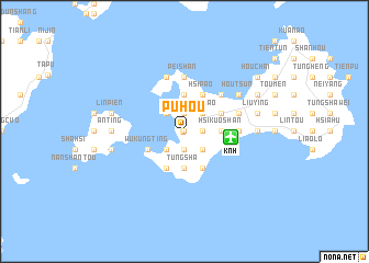 map of Pu-hou