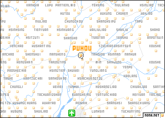 map of Pu-hou