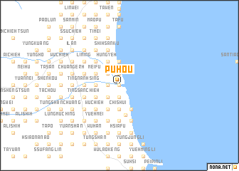 map of Pu-hou