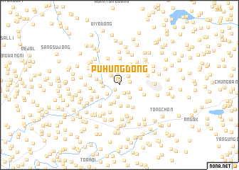 map of Puhŭng-dong