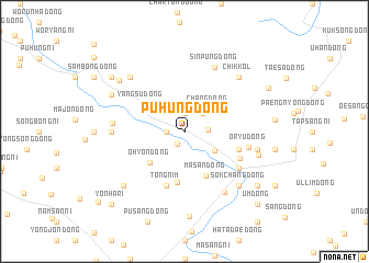 map of Puhŭng-dong