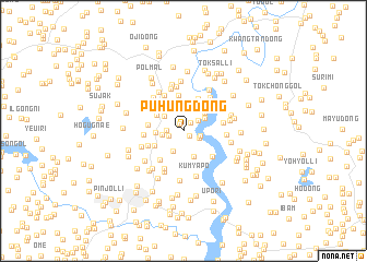 map of Puhŭng-dong