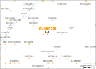 map of Puhŭng-ni