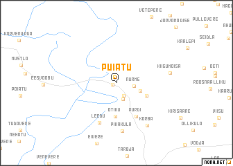 map of Puiatu