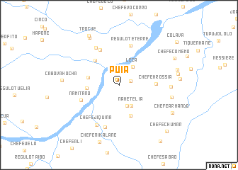 map of Puía