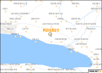 map of Puidoux