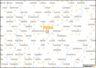map of Puidu