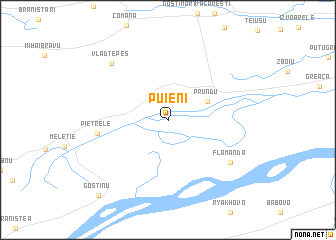 map of Puieni