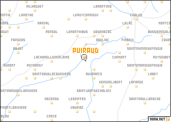 map of Puiraud