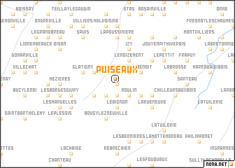 map of Puiseaux