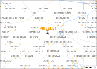 map of Puiselet