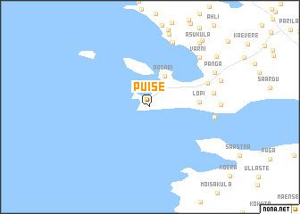 map of Puise