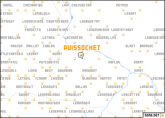 map of Puissochet