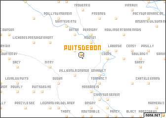 map of Puits-de-Bon