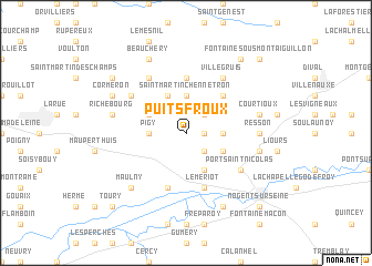 map of Puits-Froux