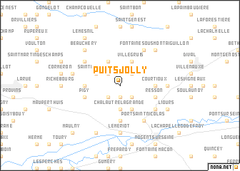 map of Puits-Jolly