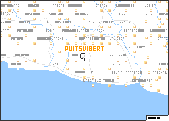 map of Puits Vibert