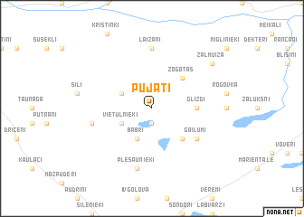 map of Pujāti