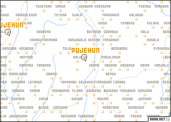 map of Pujehun