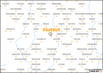 map of Pujehun